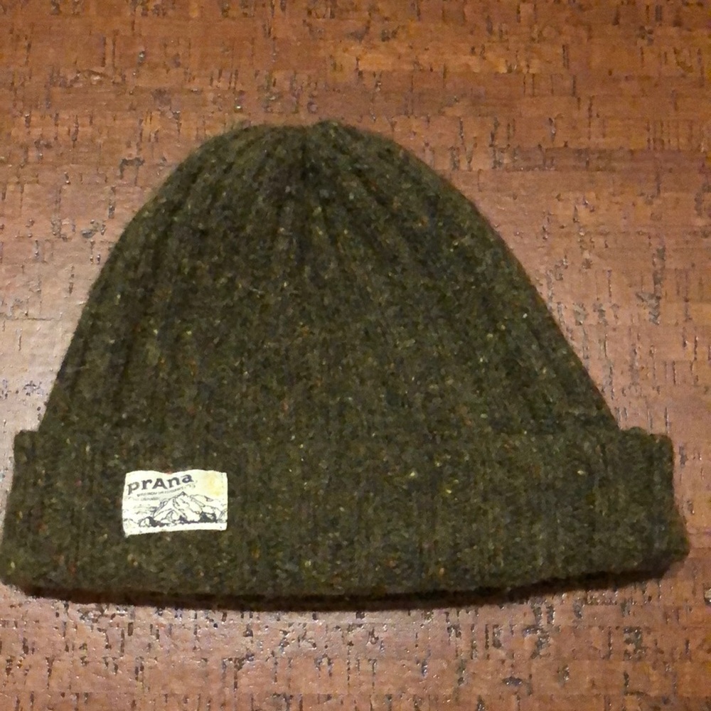 Prana Green wool hat - one size